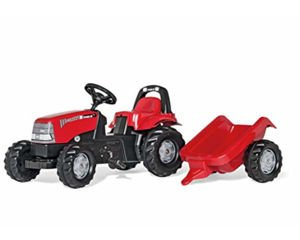 Traktor na pedały Case z przyczepą Rolly Toys 012411